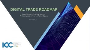 Digital finance roadmap