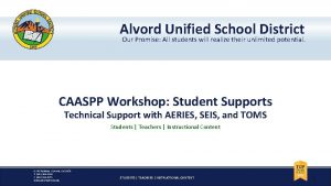 Alvord unified school district