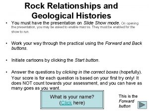 Conformable contact geology