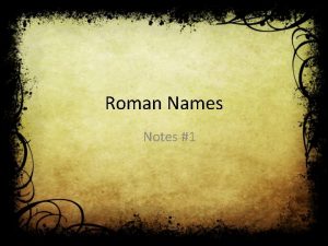 Agnomen Agnomen