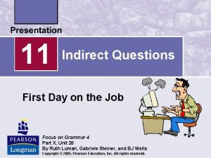 11-1 indirect questions 11-1 indirect questions