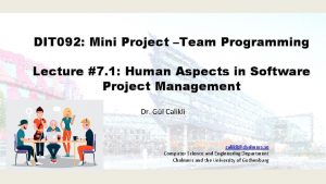 DIT 092 Mini Project Team Programming Lecture 7