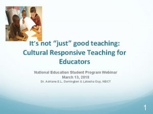 Nea cultural competence