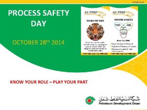 Pdo process safety day 2021