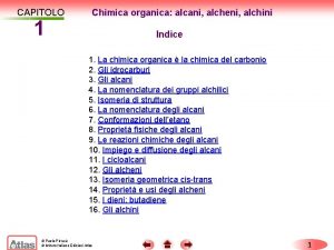 Alcani chimica organica