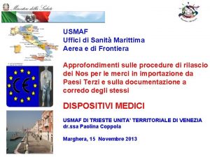 Usmaf trieste