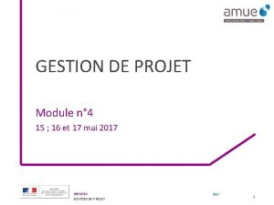 Module gestion de projet