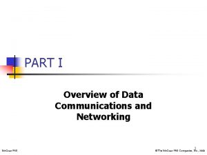 Components of data communication