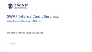 Swap internal audit services