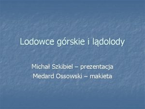 Schemat lądolodu