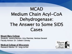 Mcad symptoms Mcad symptoms