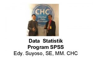 Data Statistik Program SPSS Edy Suyoso SE MM