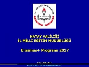 HATAY VALL L MLL ETM MDRL Erasmus Program