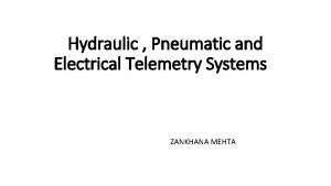 Pneumatic telemetry system