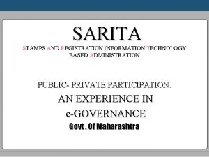 I sarita public data entry