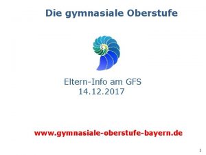 W-seminar bayern gliederung