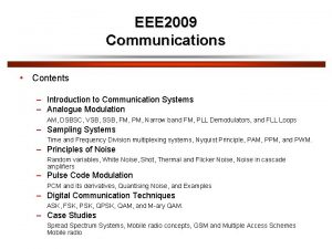 External noise in communication