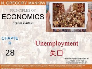 N GREGORY MANKIW PRINCIPLES OF ECONOMICS Eighth Edition