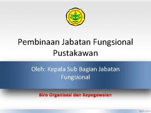 Tunjangan fungsional peneliti