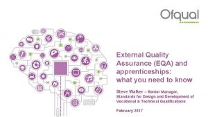 External Quality Assurance EQA and apprenticeships what you