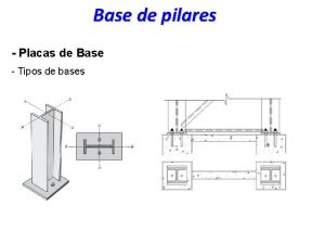 Bases de pilares