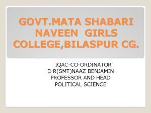 Mata shabri college bilaspur