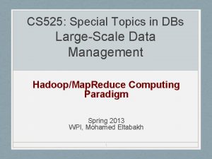 Hadoop master slave architecture