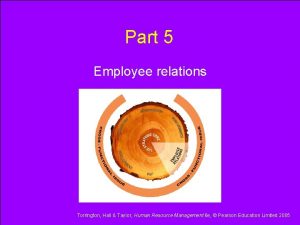 Part 5 Employee relations Torrington Hall Taylor Human