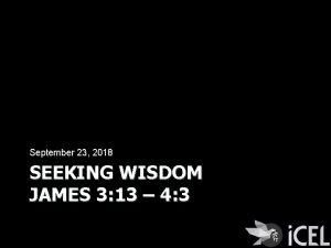 James 3:13-18 spurgeon