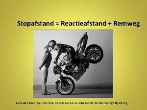 Reactieafstand berekenen