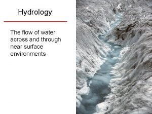 Return flow in hydrology