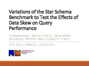 Star schema benchmark