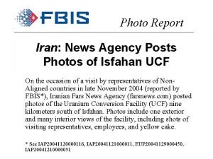 Photo Report Iran News Agency Posts Photos of