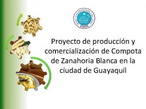 Proyecto de produccin y comercializacin de Compota de