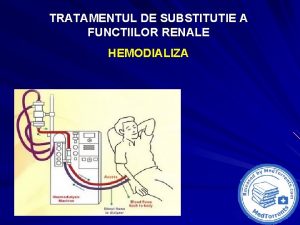 TRATAMENTUL DE SUBSTITUTIE A FUNCTIILOR RENALE HEMODIALIZA Date