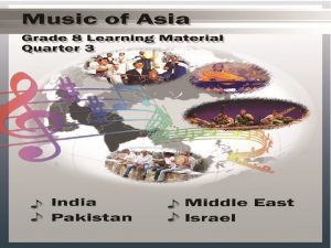 Vocal music of israel and arabia