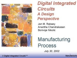 Digital Integrated Circuits A Design Perspective Jan M