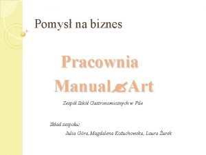 Biznes plan pracownia florystyczna