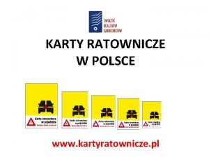 Karta ratownicza w pojeździe