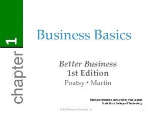 Better business basics
