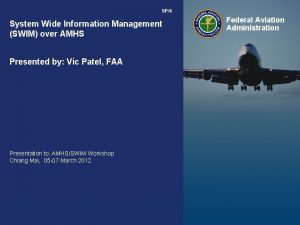 SP6 System Wide Information Management SWIM over AMHS