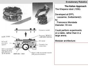 Functions of robots