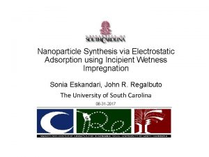 Nanoparticle Synthesis via Electrostatic Adsorption using Incipient Wetness