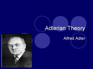 Alfred theory of personality