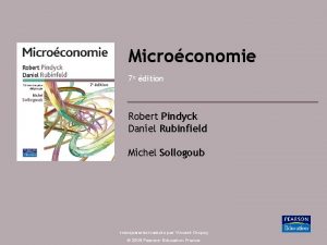 Microconomie 7 e dition Robert Pindyck Daniel Rubinfield