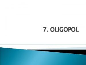 Oligopol příklad v čr