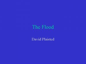 The Flood David Plaisted Giants In The Antiquities