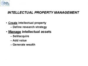 Intellectual property management definition
