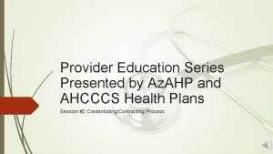 Ahcccs provider registration