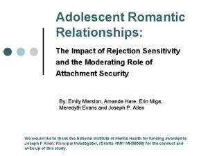 Rejection attachment